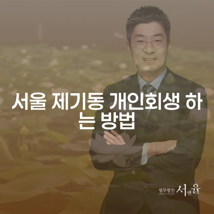 서울 제기동에서 개인회생을 어떻게 해야 할까요?